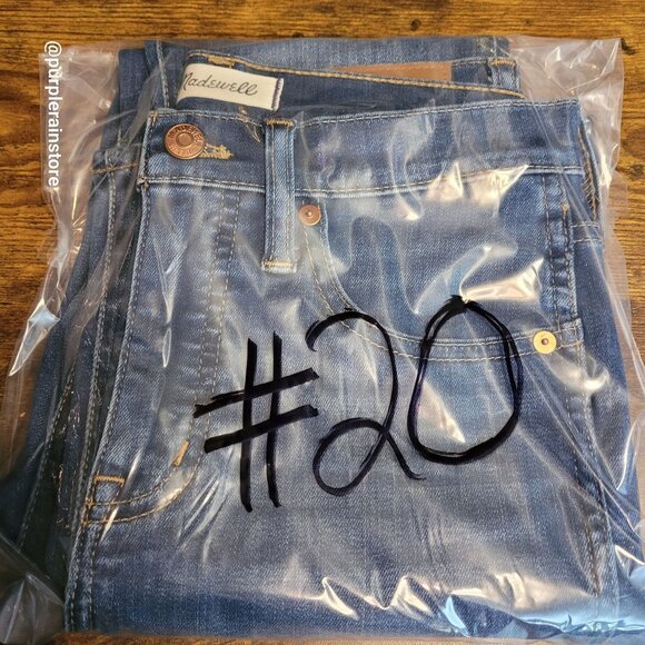 Madewell Jeans Size 27 Skinny 10" High Rise Tummy Control Danny Wash G7391 - Picture 13 of 13